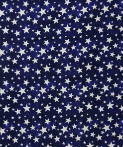 Stars on Navy Patriotic Cotton Fabric