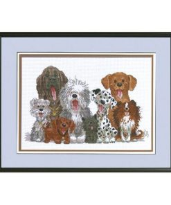 Janlynn 15 x 10 Dogs of Duckport Counted Cross Stitch Kit