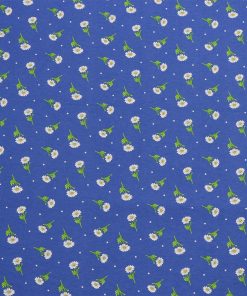 Daisies on Blue Super Snuggle Flannel Fabric