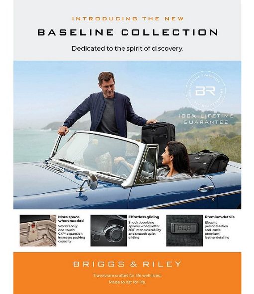 Baseline Deluxe Wardrobe Spinner Suitcase - Image 6