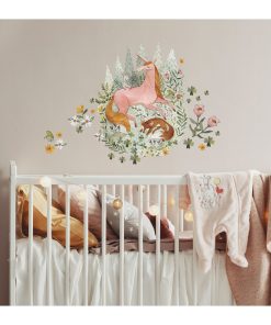RoomMates Woodland Magic Unicorn And Fox Peel   Stick Wallpaper