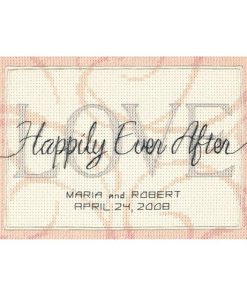 Dimensions 7 x 5 Happily Ever After Counted Cross Stitch Kit