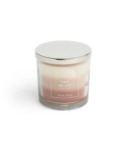 14oz Cafe Au Lait Premium Scented Jar Candle by Hudson 43