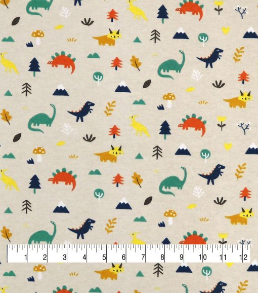 POP! Dinos Super Snuggle Flannel Fabric - Image 3