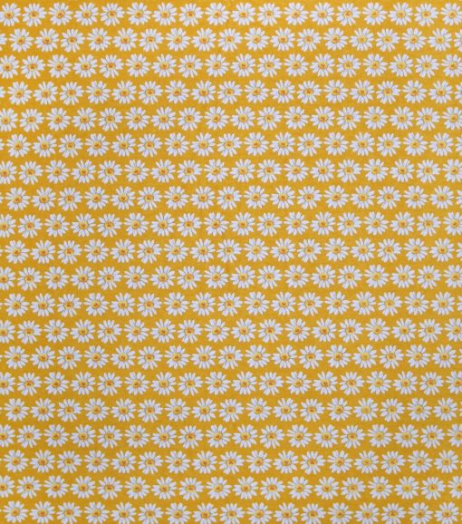 Daisy Yellow Super Snuggle Cotton Fabric