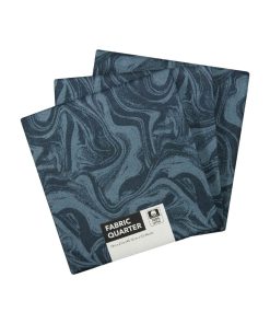 18 x 21 Blue Oil Slick Cotton Fabric Quarter 1pc by Keepsake Calico
