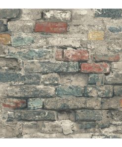 RoomMates Wallpaper Brick Alley