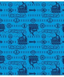 Thomas the Tank Engine Logo on Cotton Fabric