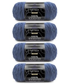 Arteza Premium 359yds Worsted Acrylic Yarn 4 Bundle