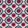 Geometric With Daisies Blizzard Fleece Fabric