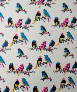 Parrots on Ivory Super Snuggle Flannel Fabric