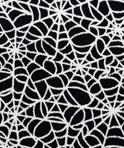 Spiderweb Glow in The Dark Super Snuggle Flannel Fabric