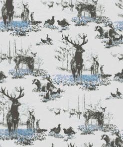 Realistic Deer Super Snuggle Flannel Fabric