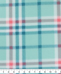 Traditional Plaid Blizzard Fleece Fabric