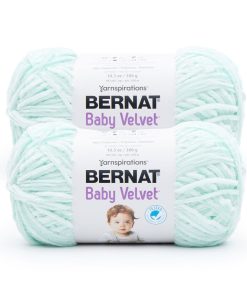 Bernat Velvet Baby 492yds Worsted Polyester Yarn 2 Bundle