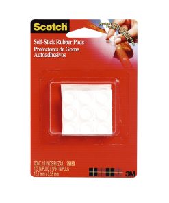 Scotch 18pc Self Stick Rubber Pads