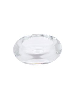 3 Glass Flat Tealight Candle Holder by Place   Time