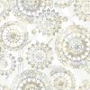 RoomMates Wallpaper Tan   Blue Bohemian