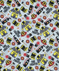 Firefighter Super Snuggle Flannel Fabric