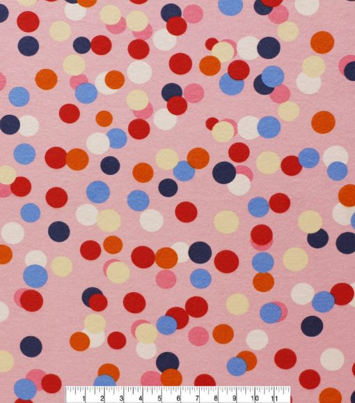 Bright Dots Super Snuggle Flannel Fabric - Image 2