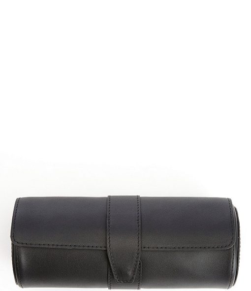 Watch and Cufflink Leather Travel Roll - Image 2