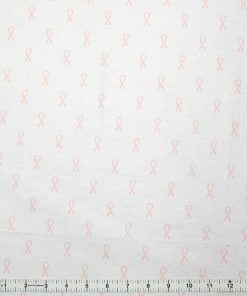 Breast Cancer Awareness Super Snuggle Light Pink Ribbon Flannel Fabric