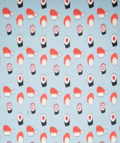 Super Snuggle Tossed Sushi Flannel Fabric