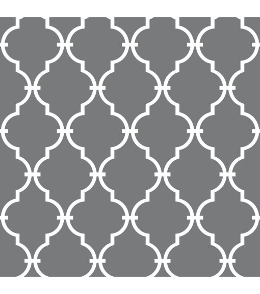 RoomMates Wallpaper Grey Modern Trellis