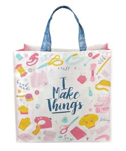 20 x 20 Spring Go Green I Make Things Reusable Tote