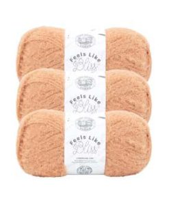 Lion Brand Feels Like Bliss 108yds Bulky Nylon Yarn 3 Bundle