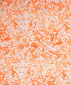 Orange Tonal Butterflies Quilt Cotton Fabric by Keepsake Calico