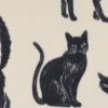 Black Cats Blizzard Fleece Fabric