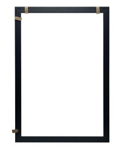 24 x 36 Black Canvas Float Frame by Place   Time