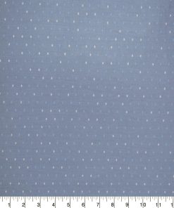 Multi Dots on Blue Quilt Cotton Fabric by Quilter s Showcase