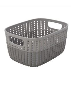 Simplify 2 Tone Decorative Storage Basket