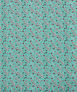 Candy Canes on Blue Super Snuggle Christmas Flannel Fabric
