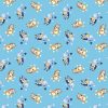 Bluey   Bingo Blue Cotton Fabric