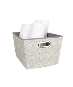 Laura Ashley 16 x 10 Almeida Grommet Storage Bin With Handles
