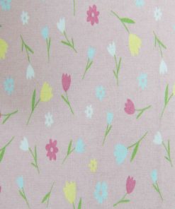 POP! Super Snuggle Tossed Tulips Flannel Fabric
