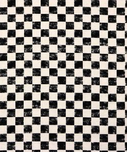 Black   White Checkerboard Super Snuggle Flannel Fabric