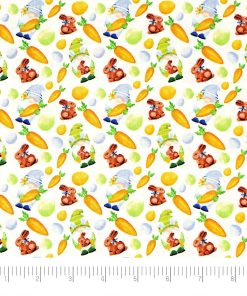 Singer Orange Carrots   Gnomes Quilt Cotton Fabric