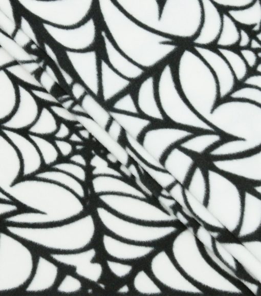 POP! Halloween Webs Lightweight Fleece Fabric - Image 2