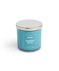 14oz Caribbean Breeze Scented Jar Candle by Hudson 43