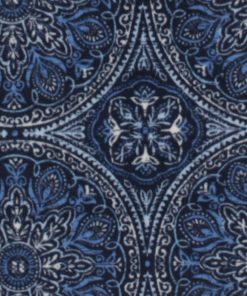Blue Medallions Anti Pill Fleece Fabric