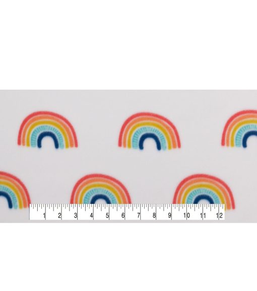 POP! Rainbow Fashion Lightweight Fleece Fabric - Image 4