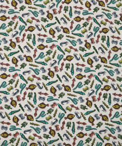 Tossed Lake Animals Super Snuggle Flannel Fabric