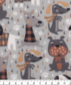 Sweater Dogs Blizzard Fleece Fabric