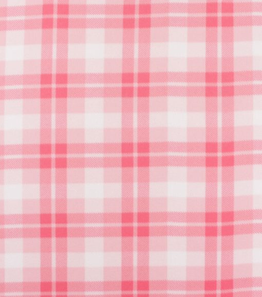 Blizzard Fleece Fabric Checker Plaid Pink - Image 2