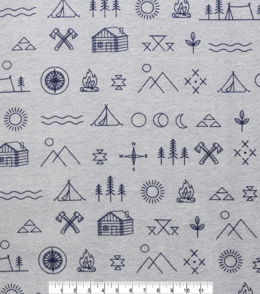 Symbols Super Snuggle Flannel Fabric - Image 2