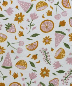 Doodle Fruits Super Snuggle Flannel Fabric